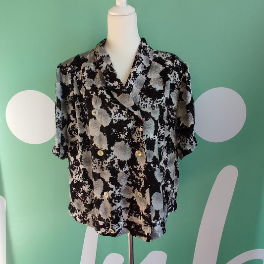 Blusa vintage floreale