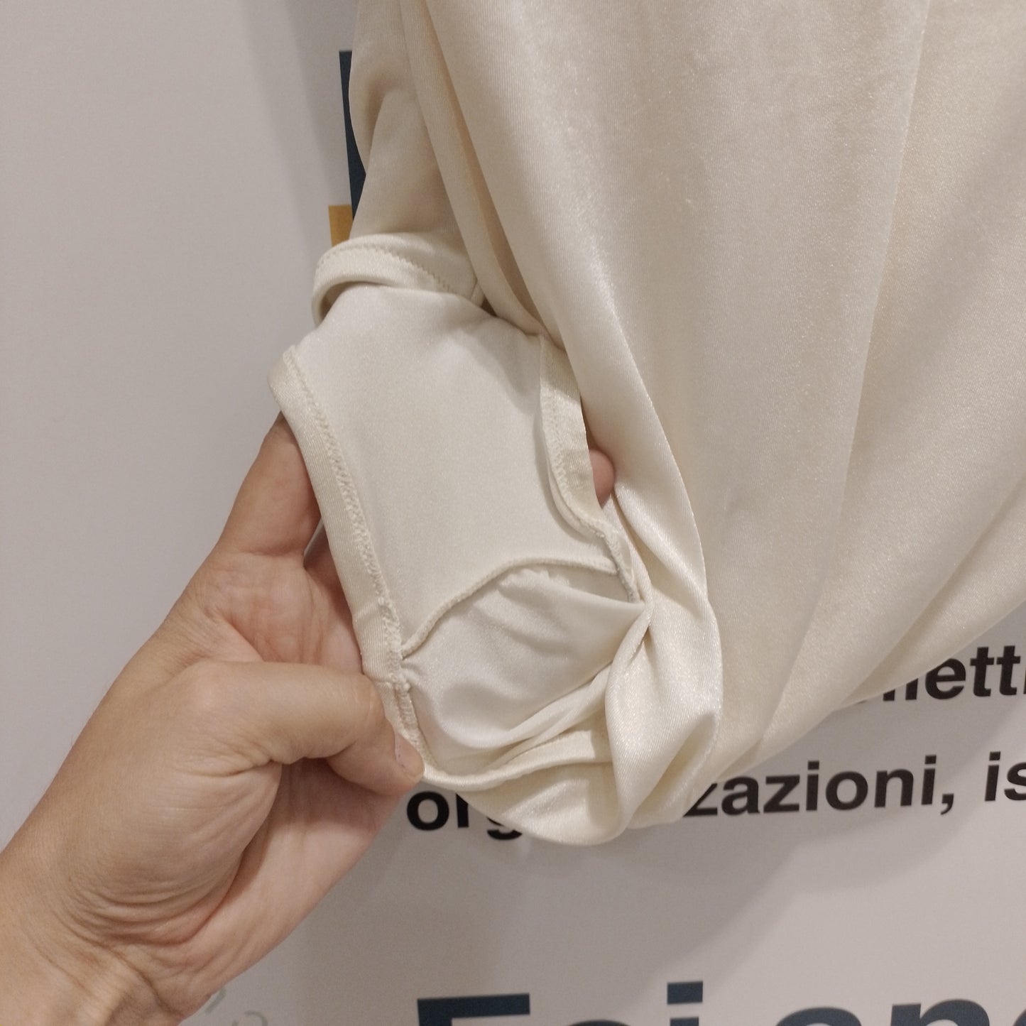 Costume intero scritta