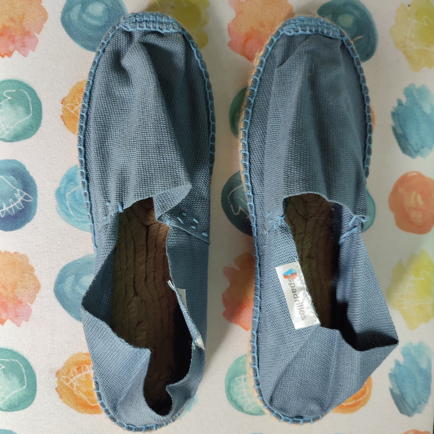 Espadrilles semplici azzurra