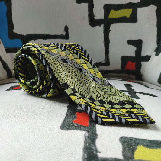 Cravatta fantasia geometrica