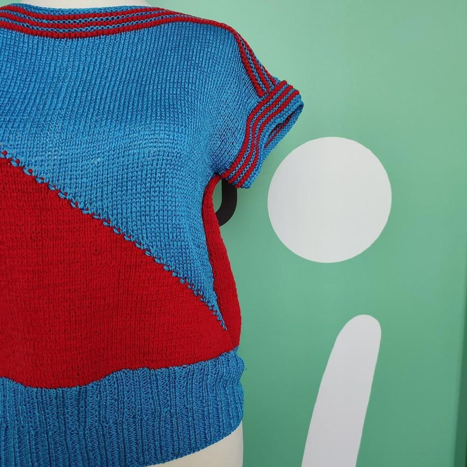 Maglia vintage bicolor