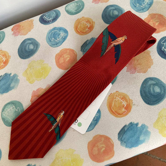 Cravatta pappagalli Enrico Coveri