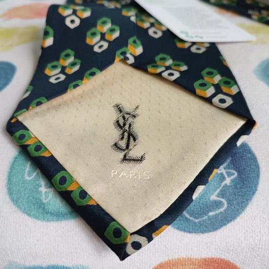 Cravatta rombi Yves Saint Laurent