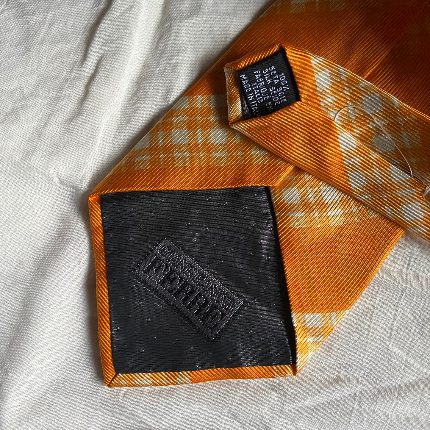 Cravatta arancione Gianfranco Ferrè