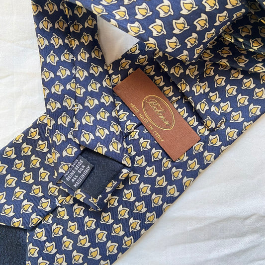 Cravatta con foglie Borbonese