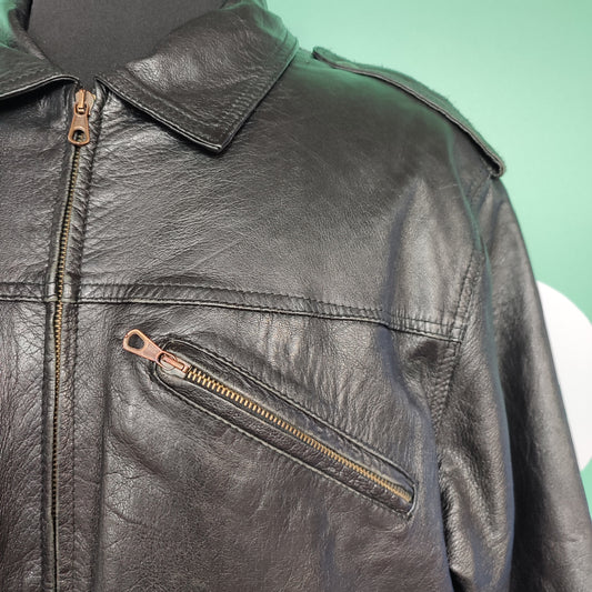 Giacca in pelle vintage