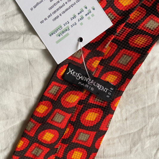 Cravatta 70s Yves Saint Laurent