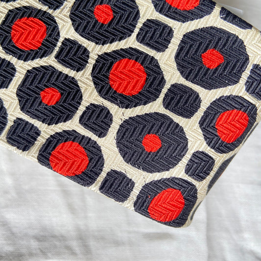 Cravatta optical rosso Yves Saint Laurent