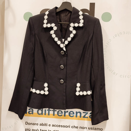 Blazer con fiori