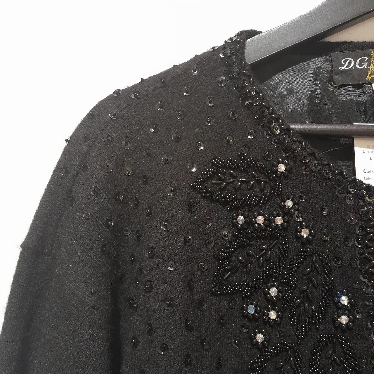 Cardigan con perline
