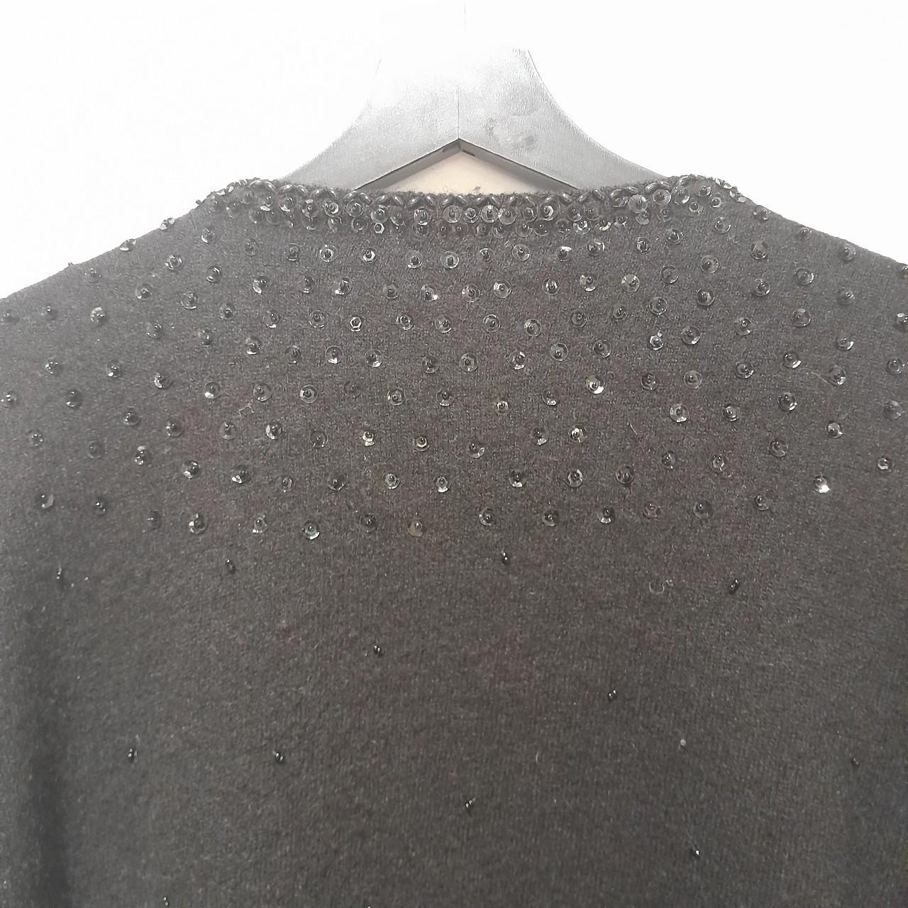 Cardigan con perline