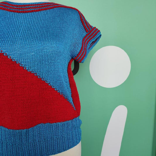 Maglia vintage bicolor