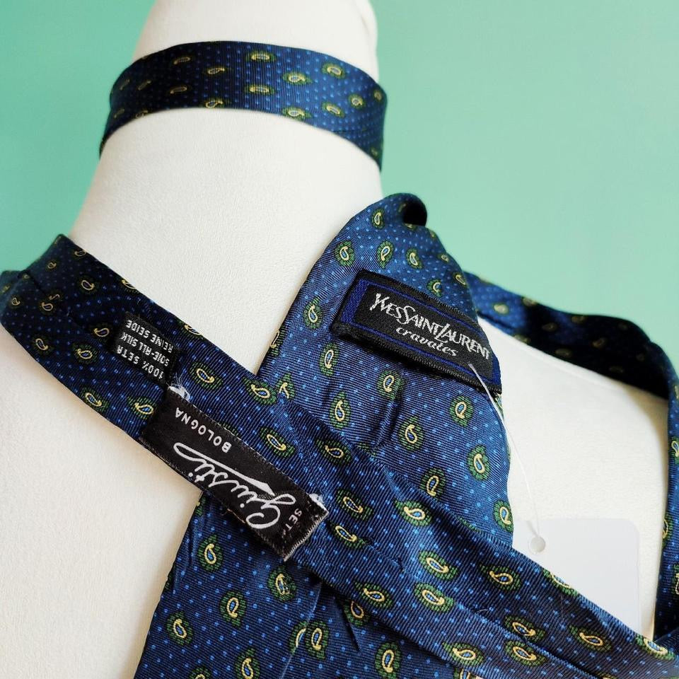 Cravatta Damasco Yves Saint Laurent