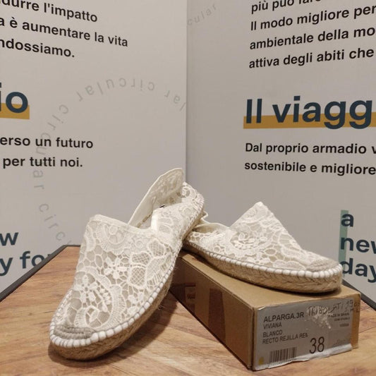 Espadrilles in pizzo