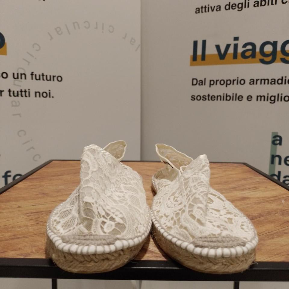 Espadrilles in pizzo