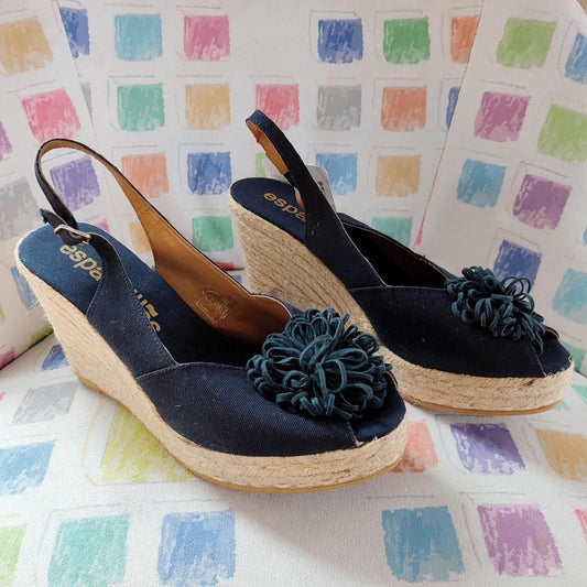 Espadrilles con fiore