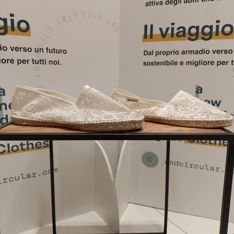 Espadrilles in pizzo