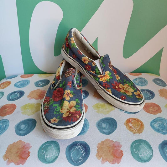 Vans basse fiorite