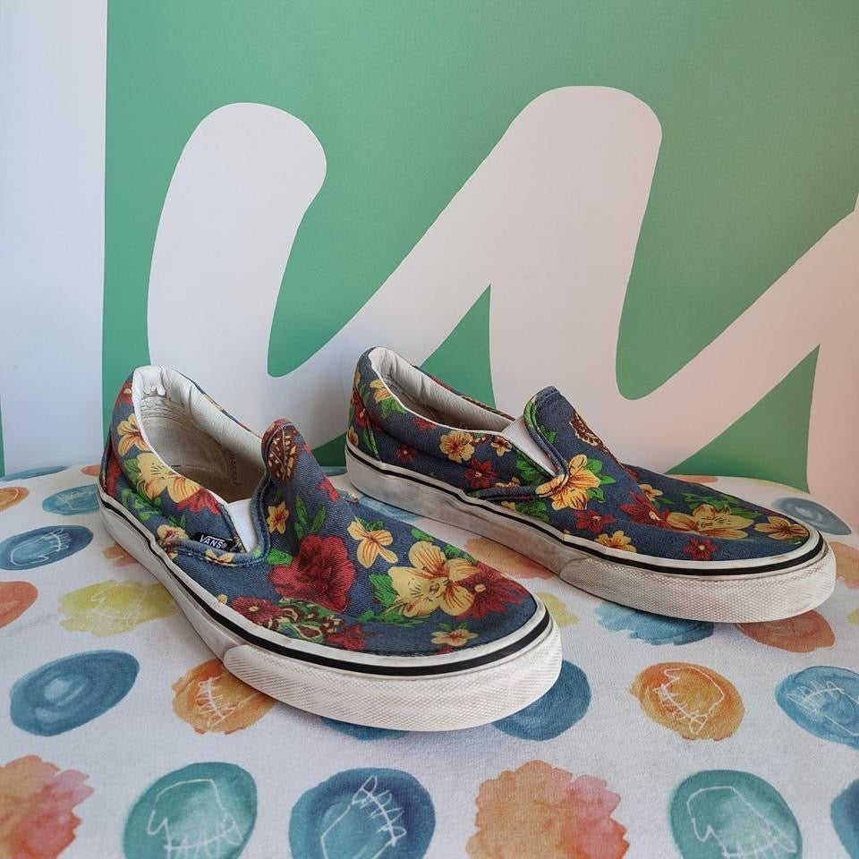 Vans basse fiorite
