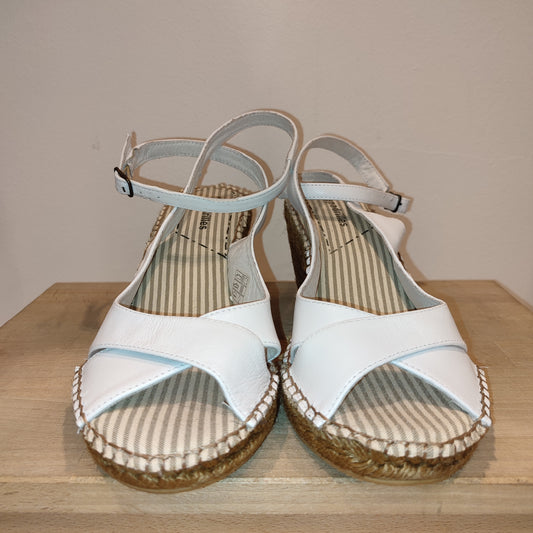 Sandalo bianco Espadrilles