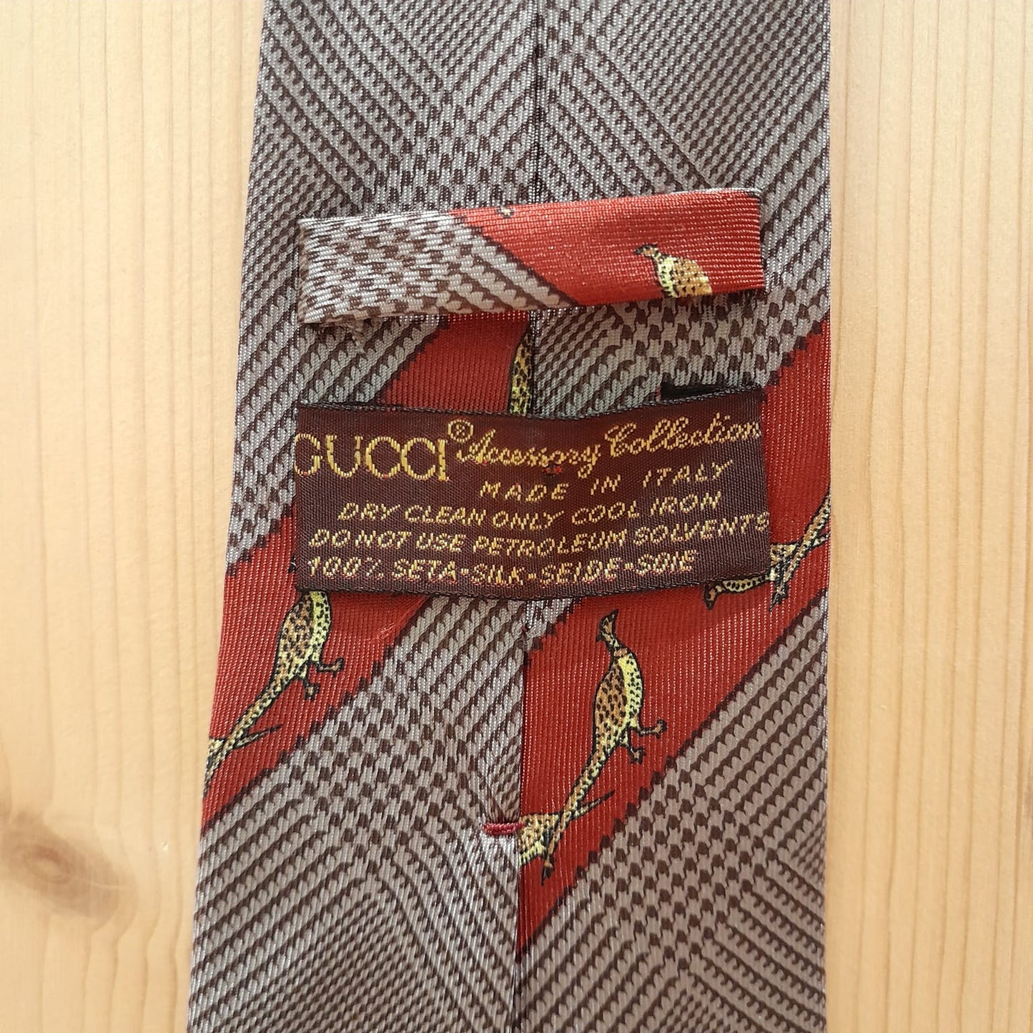 Cravatta fagiani Gucci