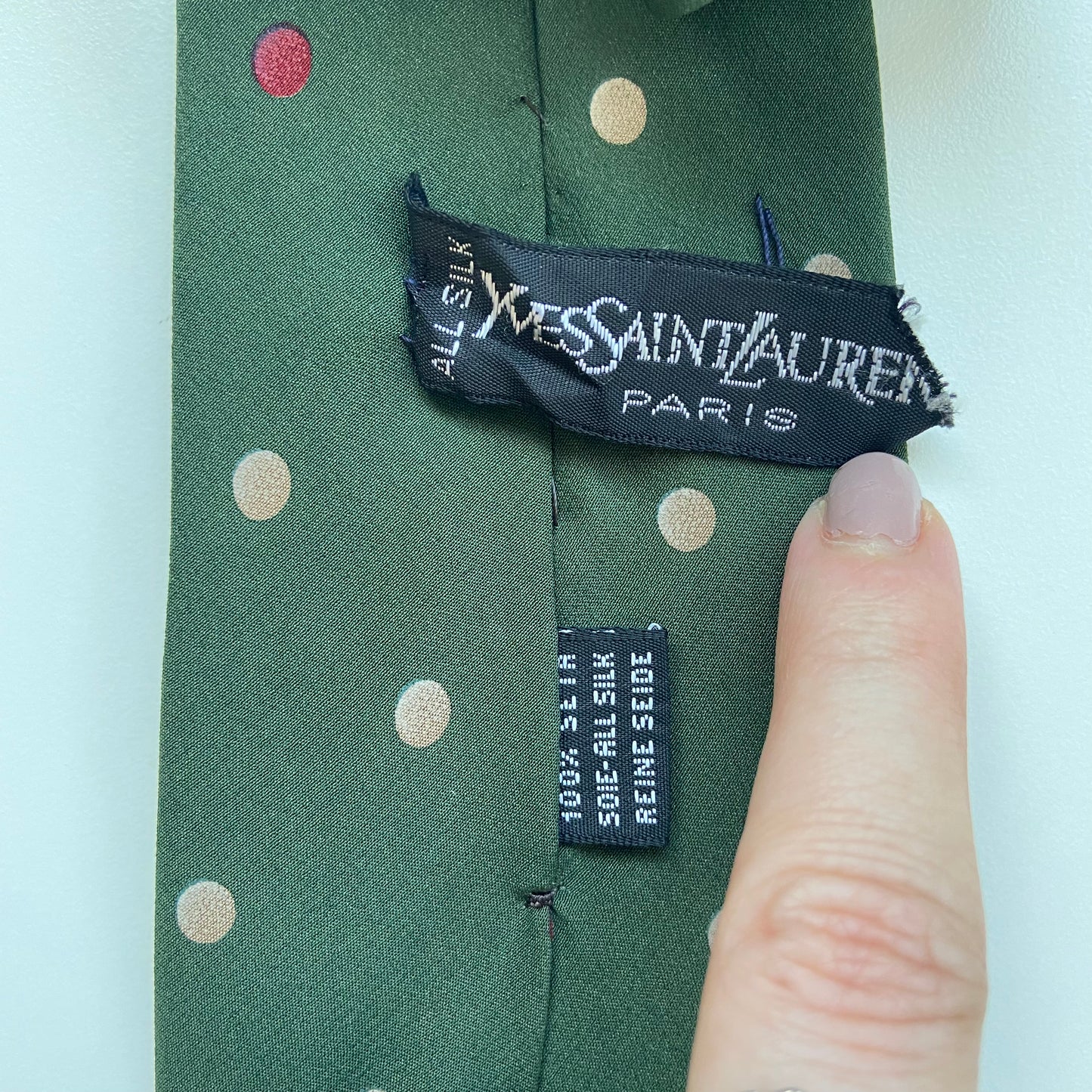 Cravatta pois Yves Saint Laurent