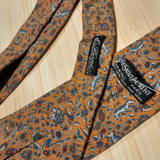 Cravatta animali Yves Saint Laurent