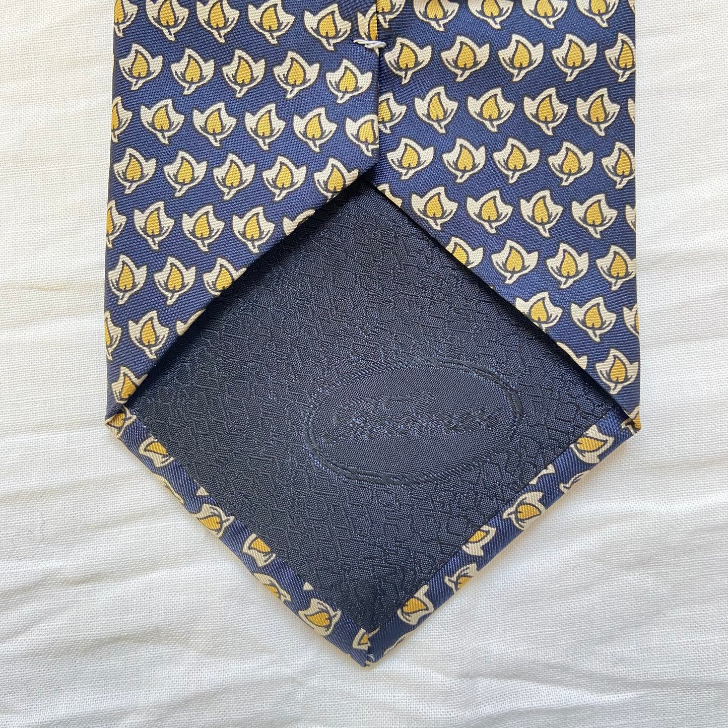 Cravatta con foglie Borbonese