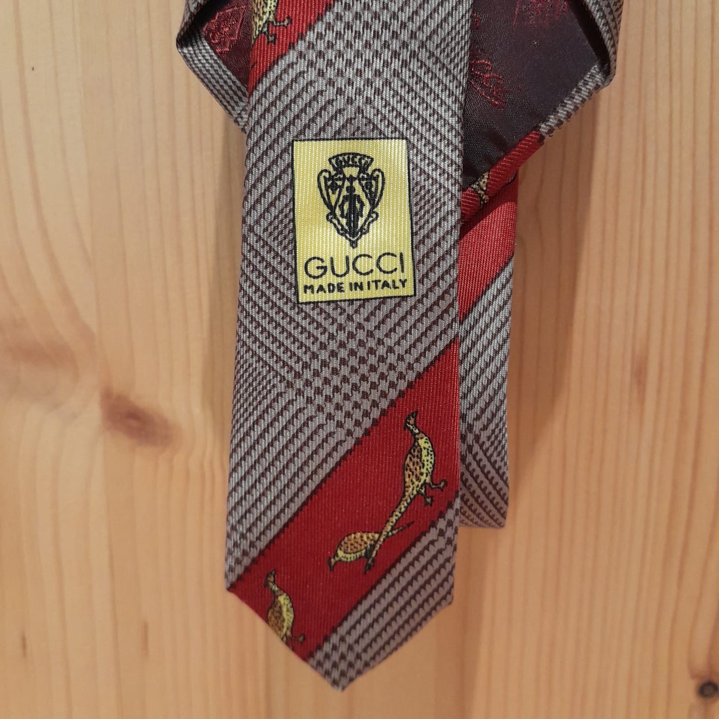 Cravatta fagiani Gucci