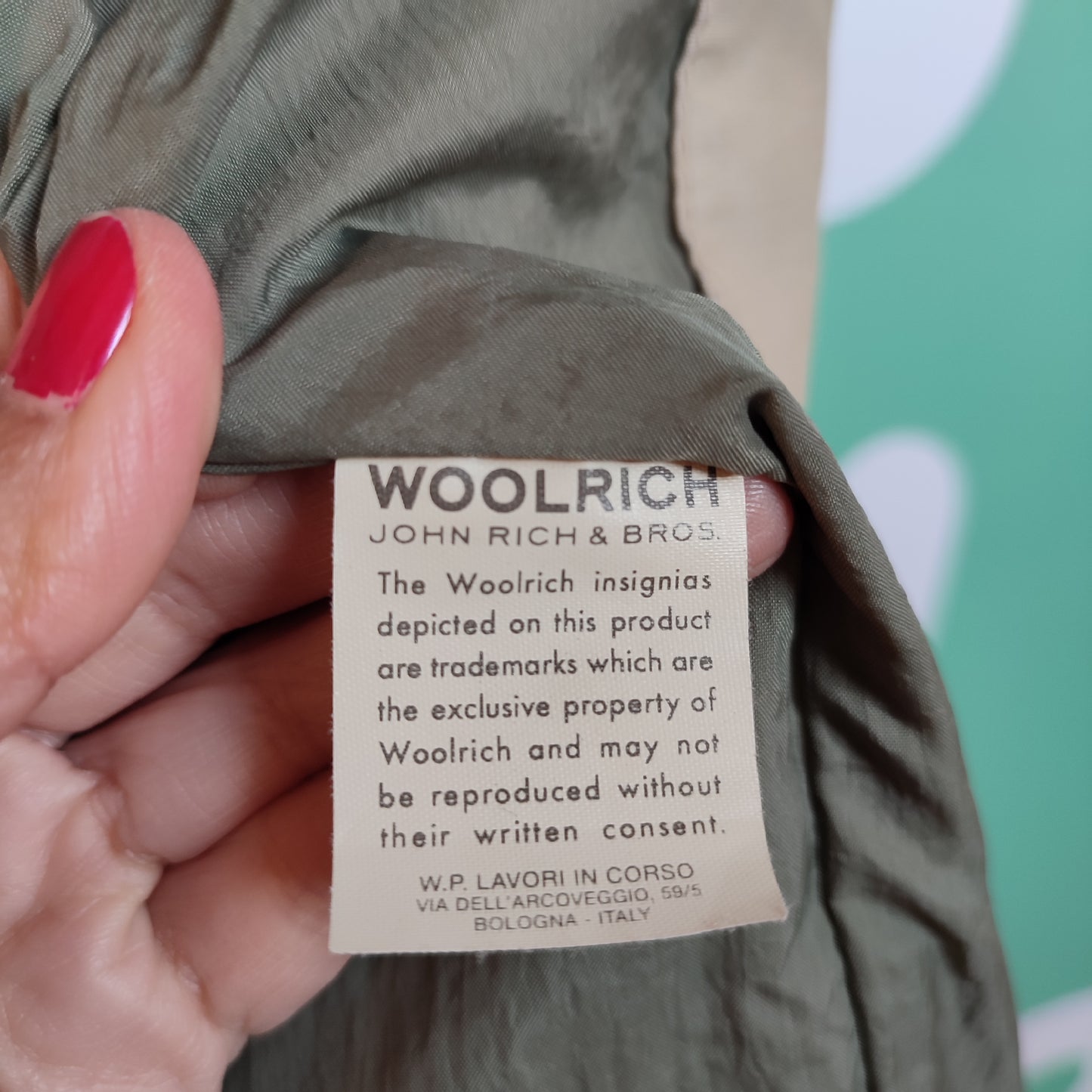 Giacca impermeabile Woolrich