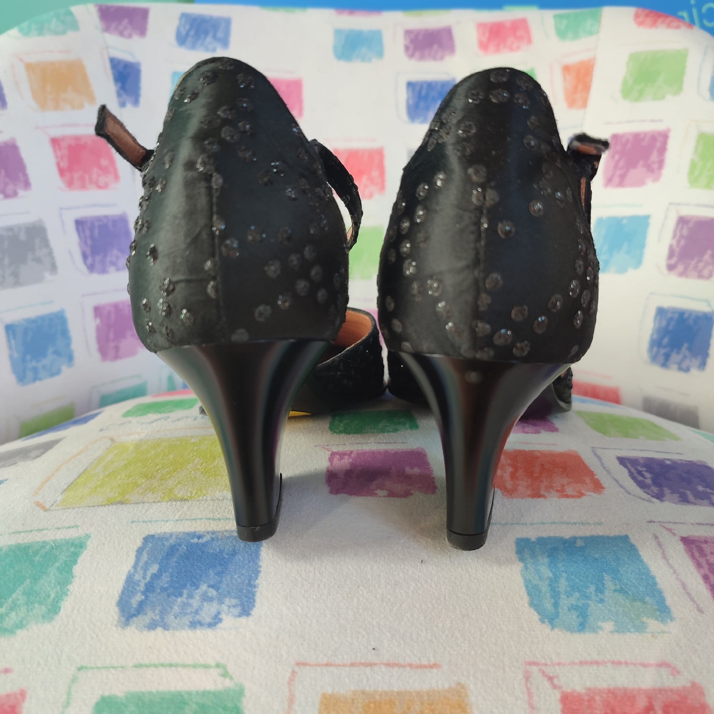 Scarpe vintage punta quadrata